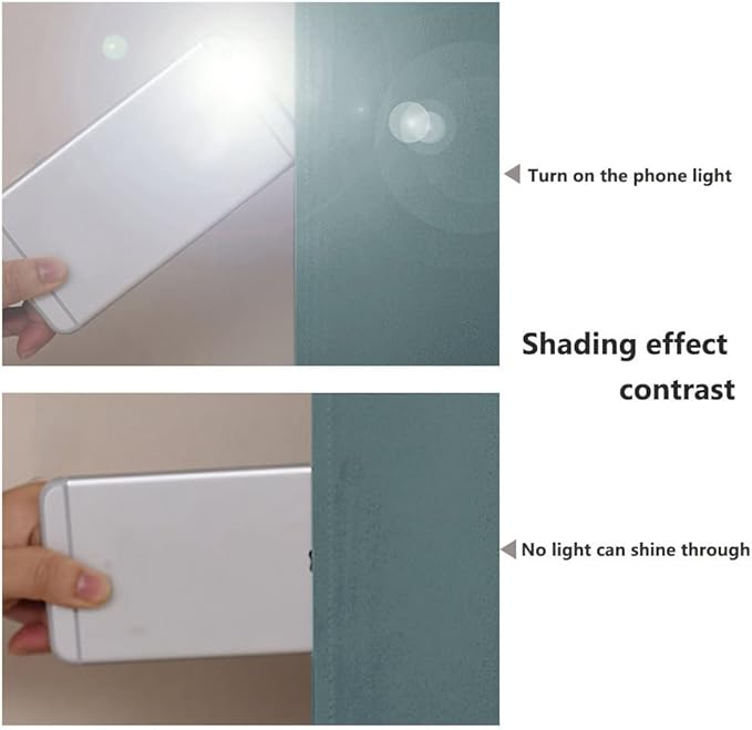 NICETOWN Aqua 100% Blackout Curtains for Windows, Super Heavy-Duty Black Lined Total Darkness Drapes for Bedroom, Privacy Assured Window Treatment for Patio (Pack of 2, 70 inches W x 108 inches L)