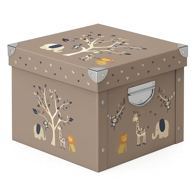 GroWings Baby Keepsake Box - Large Memory Storage for Newborns, Suitable for Boys and Girls, Strong, Durable, and Collapsible Gifts