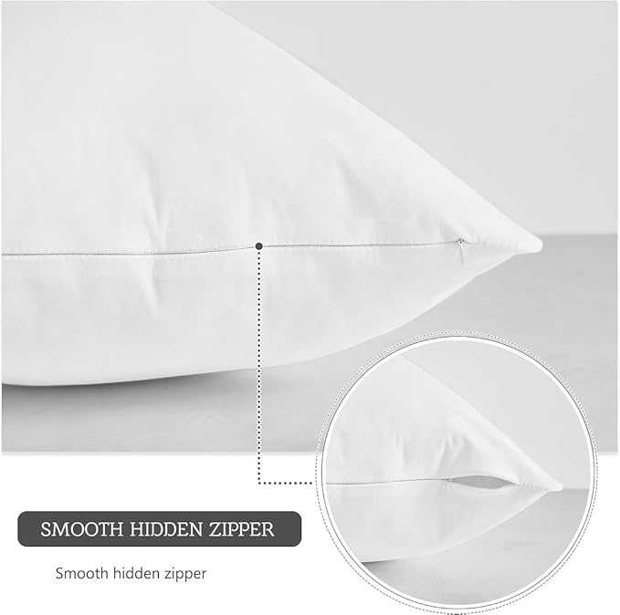 MoonRest® Synthetic Down Alternative 16x24 Lumbar Pillow Insert Form, for Decorative Throw Pillow, Sofa, Cushions, Body and Bed - Pack of 2- Size 16“X 24”