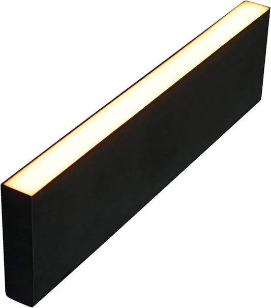 LUMENGY Paver Light Slim 0.5x6 Inch Glare-Free Steel Brick Lighting for Pavers, Walls, Driveway & Pathway Borders 2700K Warm White, Waterproof, Drive-Over Rated - 12V AC/DC