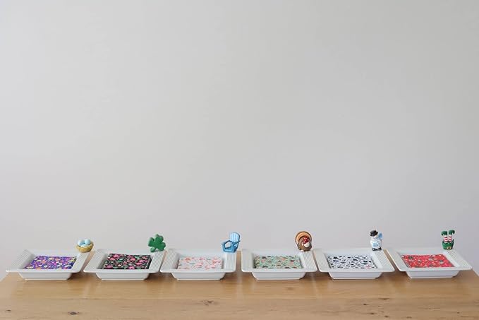 nora fleming Robin's Egg Blue (Nest) A39 - Hand-Painted Ceramic Holiday Décor - Spring Minis for the Home and Office
