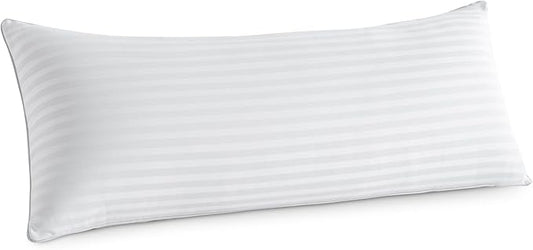 Oubonun 14 x 36 Throw Pillow Inserts, Firm and Fluffy Decorative Pillows for Couch Bed Sofa with Soft Cotton Cover White Cushion with Down Alternative Pack of 1