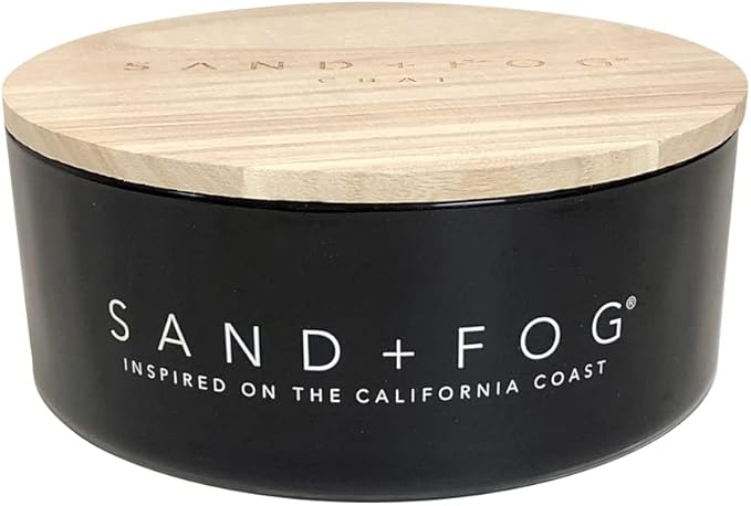 Sand + Fog Scented Candle - Chai - Additional Scents and Sizes – 100% Cotton Lead-Free Wick - Luxury Air Freshening Jar Candles - Perfect Home Décor for Your Cocktail Table – 34 oz