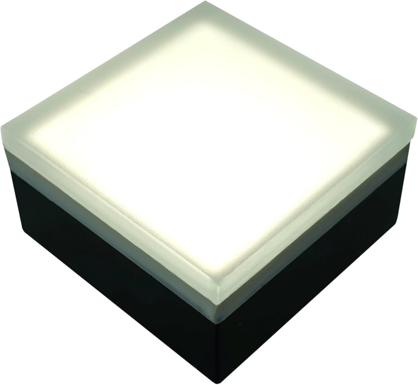 LUMENGY Paver Light 4×4 Inch (3.93 inch X 3.93 inch), Glare-Free 5000K Brick Lighting for Paver Driveways, Pathways, Patios & Garden, 12V Waterproof & Drive-Over Rated