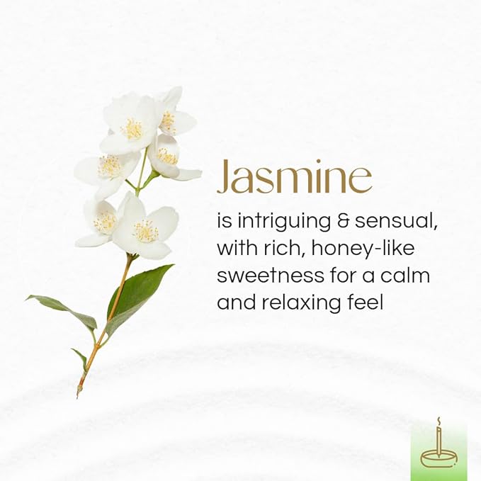 Gonesh - Extra Rich Scented Incense Sticks - Non-Toxic 10” Slow Burn Aromatic Sticks - Jasmine - 100 Pack