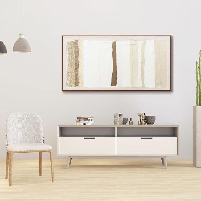 Framed Canvas Wall Art Prints Wall Pictures for Living Room Abstrcat Canvas Art Wall Decorations Minimalist Boho Wall Art Decor Modern Artwork for Walls Bederoom Office Home Decor 20" X 40"