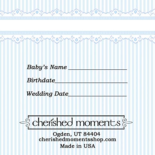 Cherished Moments Personalized Baby Blessing to Bride Christening Cross Bracelet with Initial Charm for Boys in 925 Sterling Silver