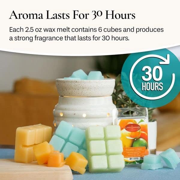 Candle Warmers Etc Classic Wax Melts 2.5oz, Lavender Vanilla Fragrance (4-Pack) – Each Pack has x4 2.5 oz Wax Melts and 30 Hours of Fragrance – Perfect for bedrooms, Living Rooms, and bathrooms