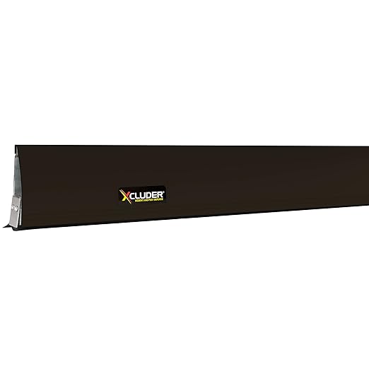 Xcluder 36 in. Versa-Line Door Sweep, Dark Bronze Cover, Seals Out Rodents and Pests, Easy to Install, Maximum Adjustability; Under-Door Seal; Rodent Proof Door Sweep