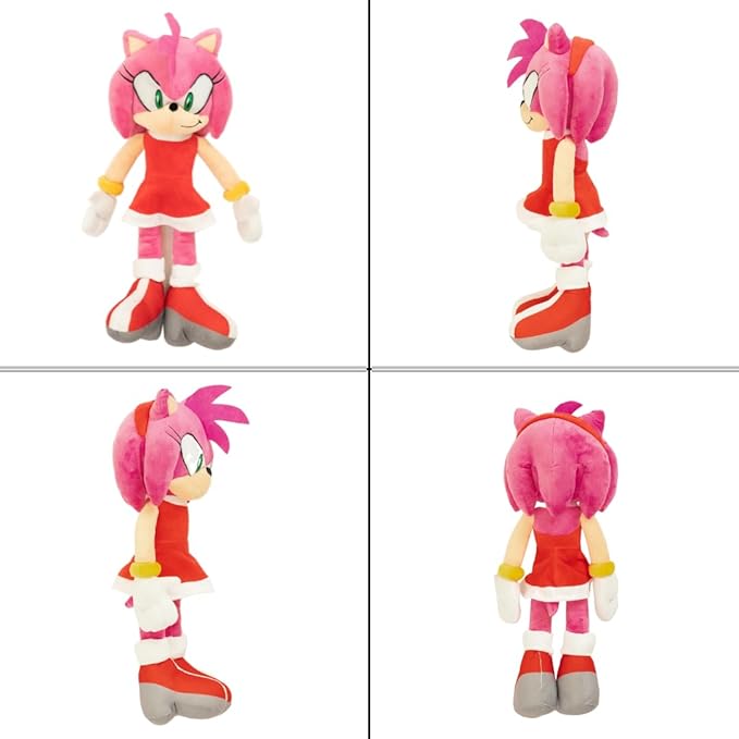 Sonic Amy Rose Girl Anime Kids Bedding Super Soft Plush Cuddle Pillow Buddy, One Size, (Officially Licensed Product) By Franco