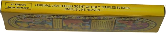 Song of India - India Temple Incense Sticks. 120 Stick Package. 150 Grams
