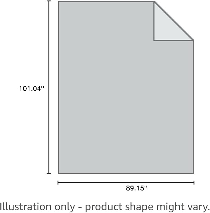 Great Bay Home 100% Cotton Blanket for King Size Bed | Lightweight and Breathable Waffle Weave Blankets for Summer & Spring | Versatile, Layering Grey Bed Blanket, Light Grey, 102x90 inches