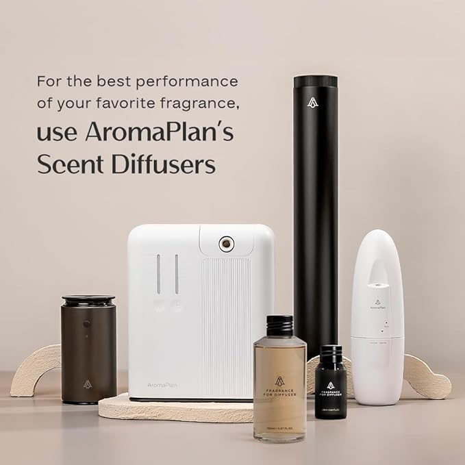 AromaPlan Hotel Scents Santal 2-Pack (16.9 Fl Oz/500ml Each) Home Luxury Aroma & Hotel Fragrance Diffuser Oil-Hotel Diffuser Oil for Aromatherapy-USA Made, Bigger Bottle, Bolder Aroma & Longer Lasting
