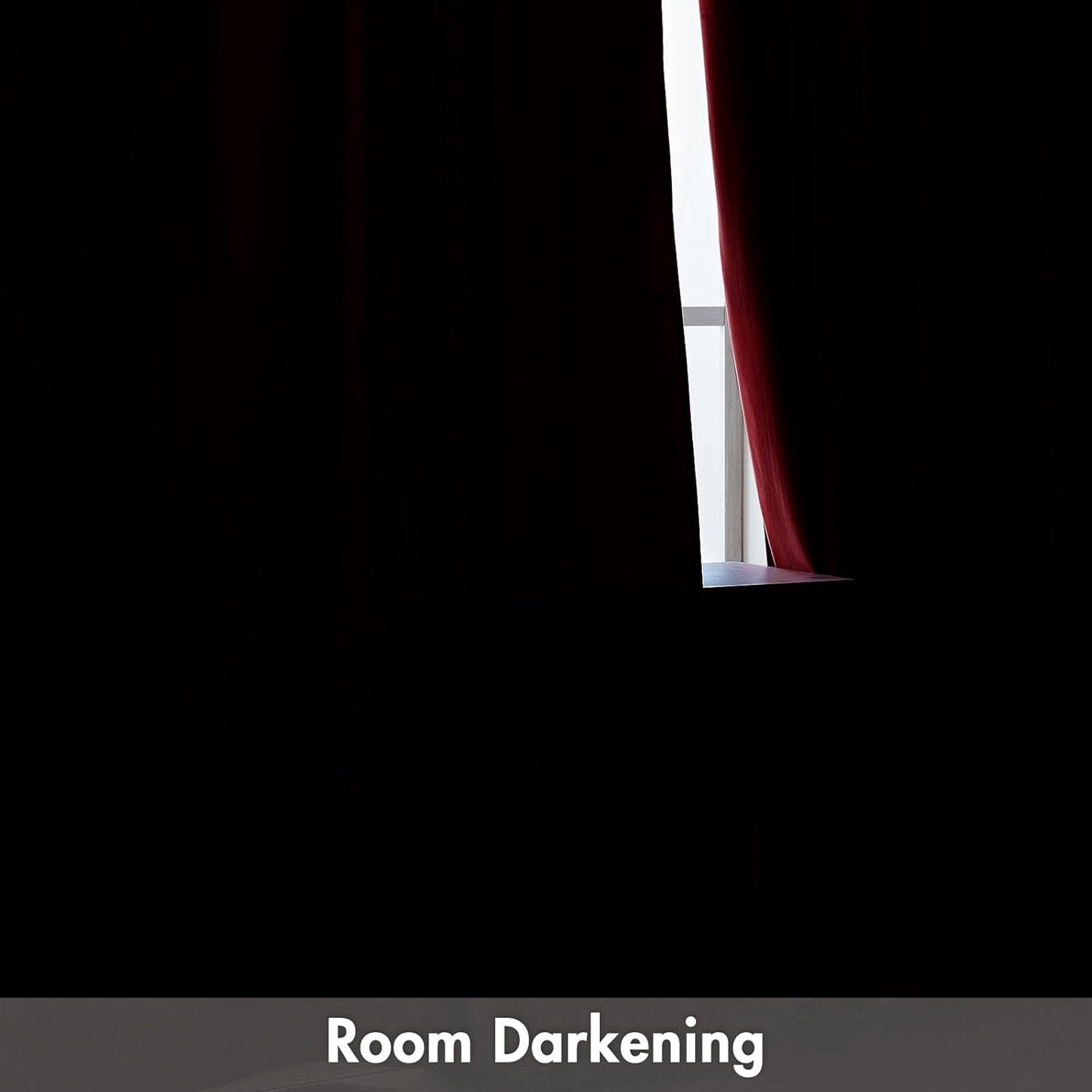 MIULEE Christmas Red Velvet Curtains Thermal Insulated Blackout Curtain Drapes for Bedroom Living Room Darkening 108 Inches Long Curtains Panels Rod Pocket Set of 2