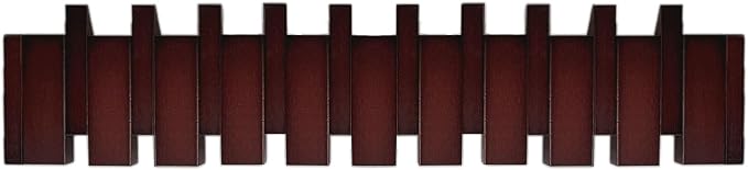 Piano Coat Rack 10-Hooks Wall Mounted Wooden Coat Rack Flip Down Wooden Wall Hooks Piano Coat Rack Wall Mount Wood Wall Hooks Heavy Duty