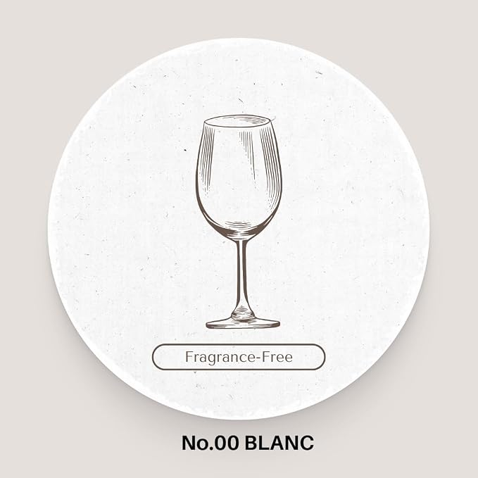 MODERATO Los Angeles No.00 Blanc – Luxury Unscented Coconut Wax Candle, Handcrafted Crystal Clear Glass Vessel, Fragrance Free Candle, Gift for Dinner & Meditation, 50 Hour Burn, Made in USA 8.5oz