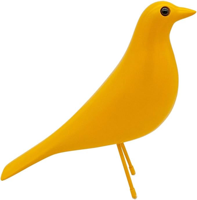 Mid Century Home Decor, House Bird, Adornment Office Home Decor, Desk Dove Ornament, Arts Pigeon Gifts, Replica Sculpture (Yellow)…