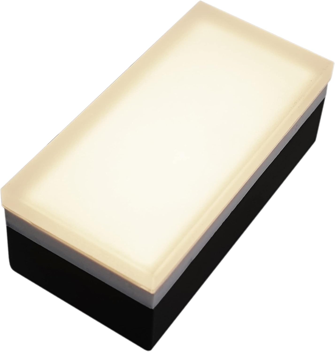 LUMENGY Paver Light 3×6 Inch (2.95 X 5.9), Warm White Glare-Free Illumination for Driveways, Pathways, Pool Deck & Patios, 12V AC/DC, Waterproof & Drive-Over Rated
