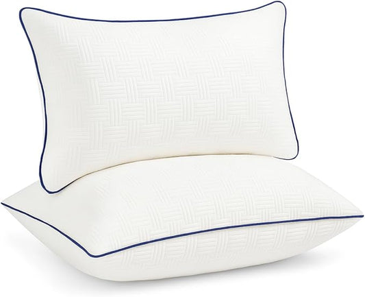 Oubonun 12x24 Pillow Inserts Set of 2- Rectangle Decorative Throw Pillows for Sofa Couch Bed Living Room Beige 100% Polyester Filling 12 x 24 Inch Lumbar Pillows
