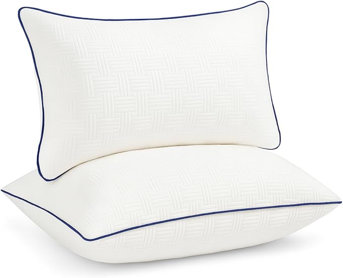 Oubonun 16x24 Pillow Inserts Set of 2 - Rectangle Decorative Throw Pillows for Sofa Couch Bed Living Room Beige 100% Polyester Filling 16 x 24 Inch Lumbar Pillows