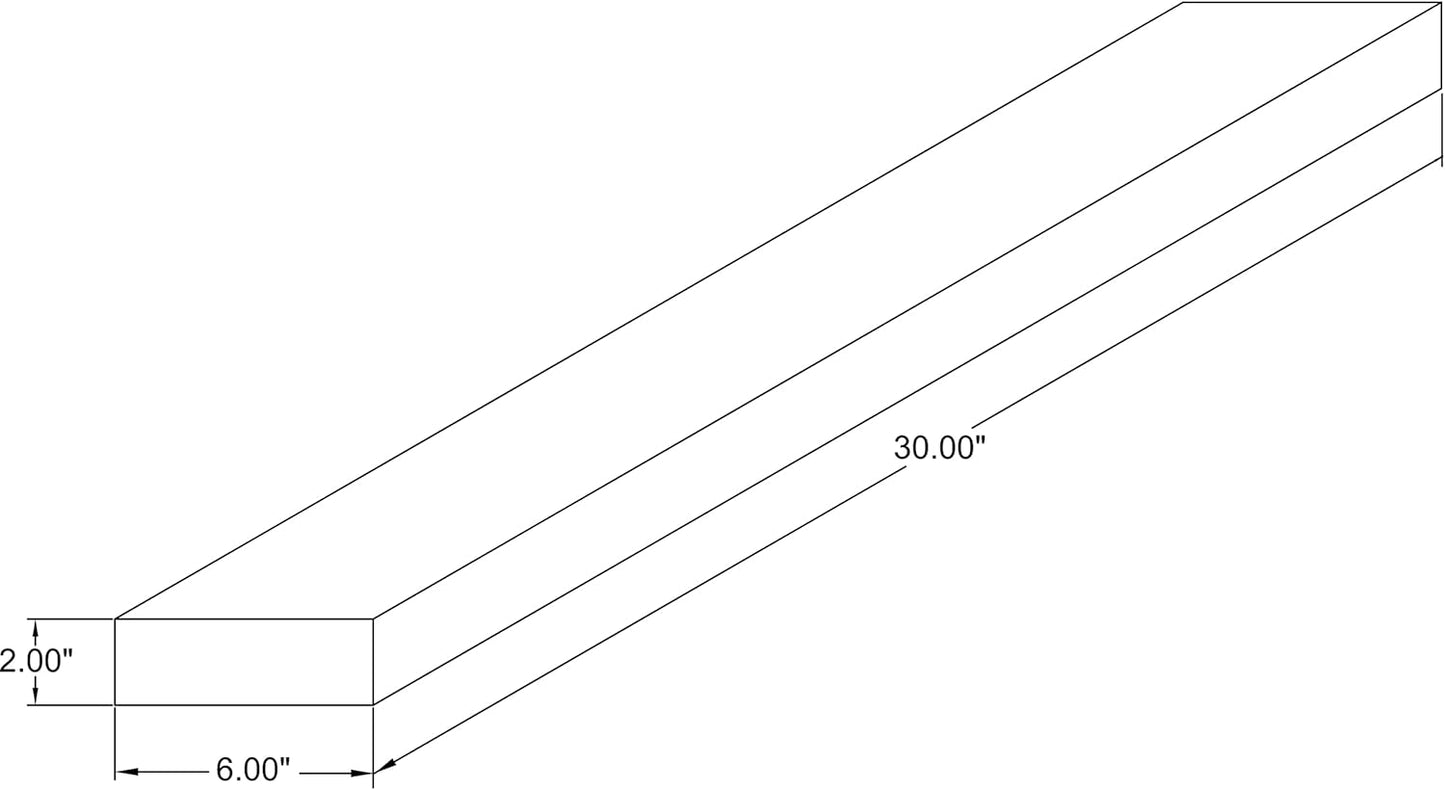 joelsantiques 30 Inch Floating Shelves for Wall - 30x6x2 in - Natural Wood, Easy Install - Heavy Duty Rustic Book Shelves - Bathroom, Kitchen, Living Room - Black