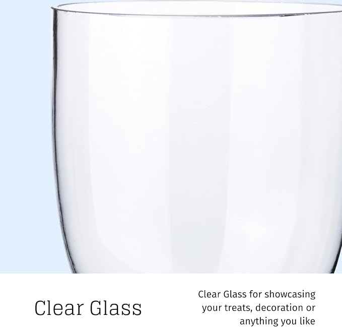 Diamond Star Set of 3 Apothecary Jar Glass Decorative Candy Jars Elegant Storage Candy Buffet Display, Wedding Candy Organizer Canisters (H: 9", 12.5", 14"; 20 FL.OZ, 23 FL.OZ and 28 FL.OZ)