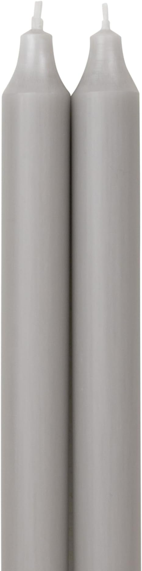 Northern Lights Candles - 12" 2pk Tapers - Stone - 72866
