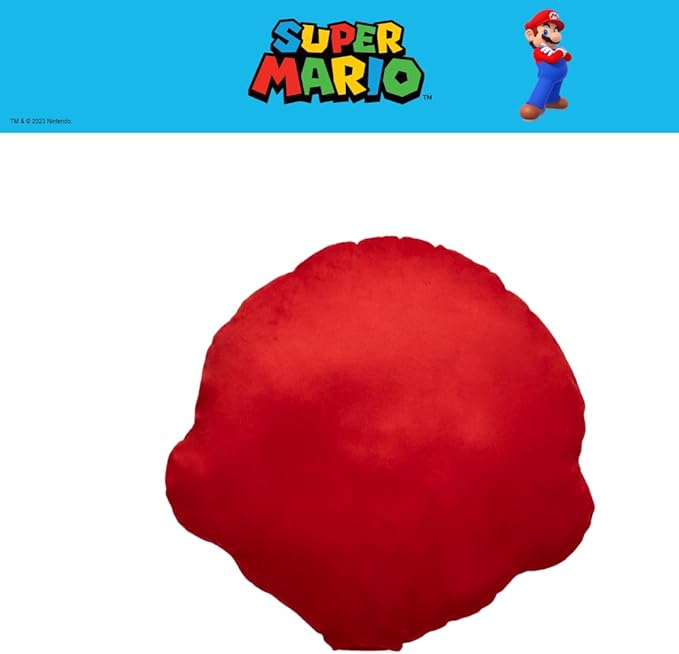 Nintendo Super Mario Gaming Bedding Super Soft Plush Decorative Pillow, One Size, (Officially Licensed Product) by Franco