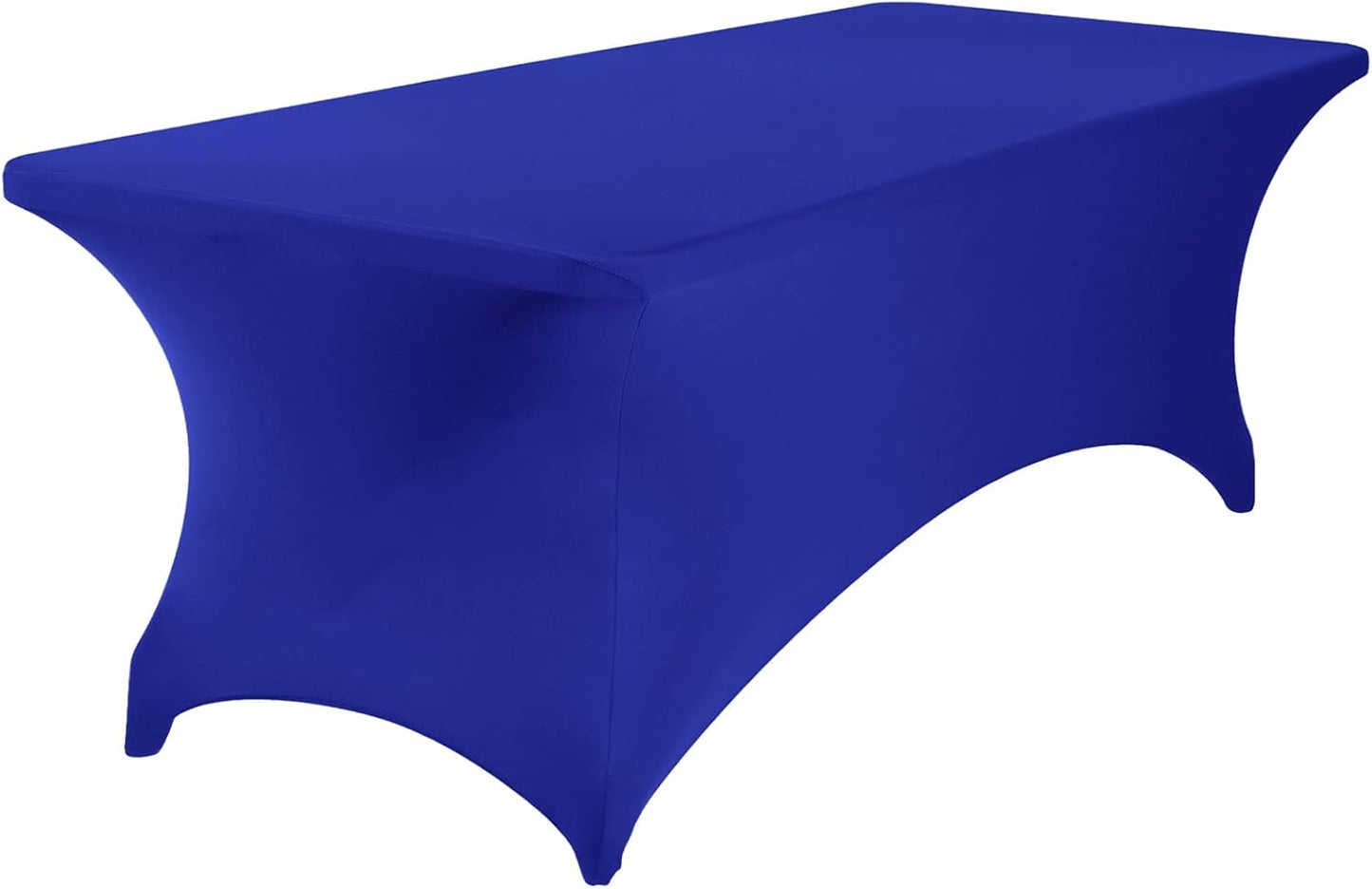 Spandex 8ft Waterproof Table Cover for Party,Wedding, Banquet, and Events(Royal Blue)