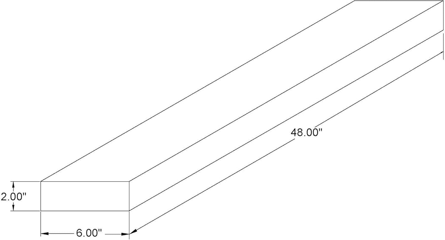 joelsantiques 48 Inch Wooden Floating Shelves for Wall - 48x6x2 in - Made of Natural Wood - Long Heavy Duty Rustic Wall Shelves for Bedroom - Perfect for Living Room, Kitchen - Gray - Grey