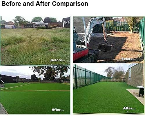 Petgrow Artificial Realistic & Thick Fake Mat for Outdoor Garden Landscape Pet Pad Dog Synthetic Grass Rug Turf (7FTX20FT(140 Square FT)