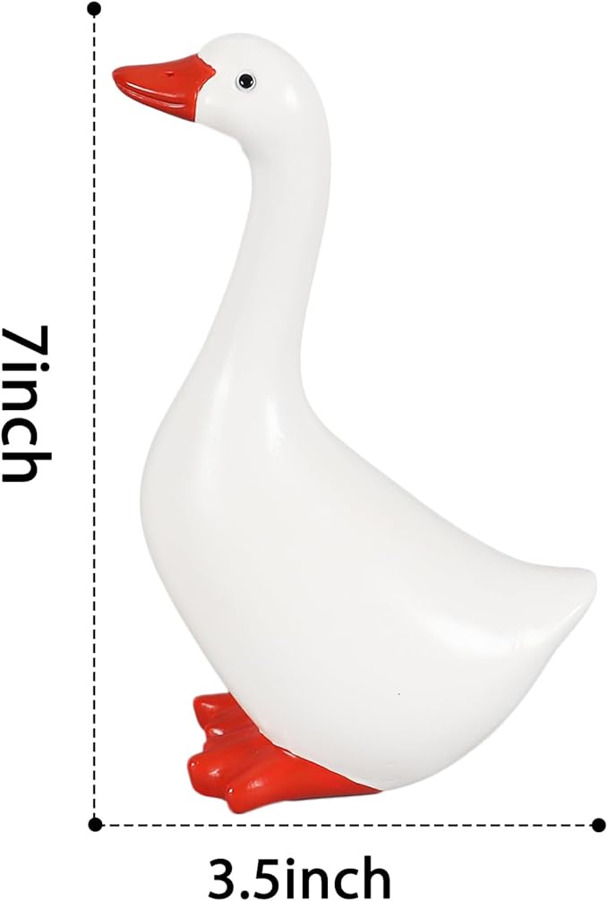 Desk Goose Table Decorations Office Decor for Women Desktop Goose 7 inch Desk Decor for Women Desk Accessories Figurines