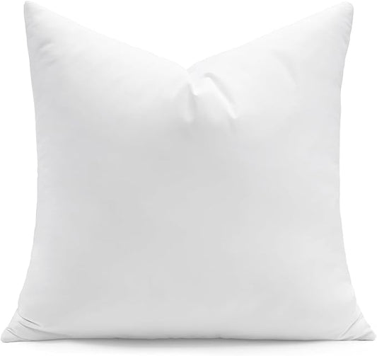 puredown® 18x18 Feather Down Pillow Insert, 1 Pack Throw Pillow Insert for Couch, Chairs, Office, Apartments
