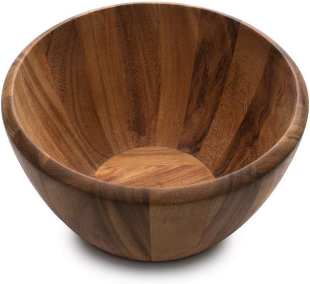 Ironwood Gourmet Extra Large Madera Salad Bowl, Acacia Wood, 12 x 12 x 7.25