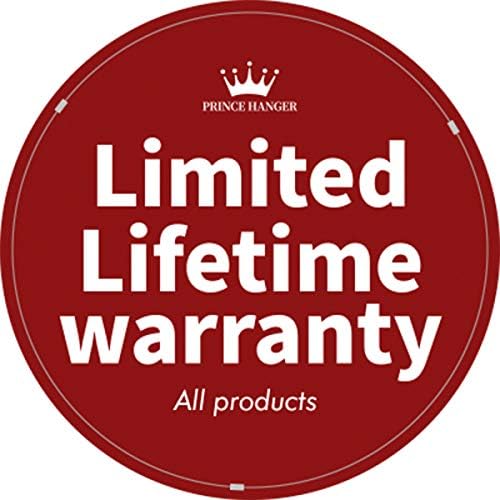 PRINCE HANGER Rack Heavy Duty One Touch System Load 352LBS Clothing Racks for Hanging Clothes Metal Closet Garment Closet system Tension Rod Free Standing Ivory Width Adjustable PHUS-0023