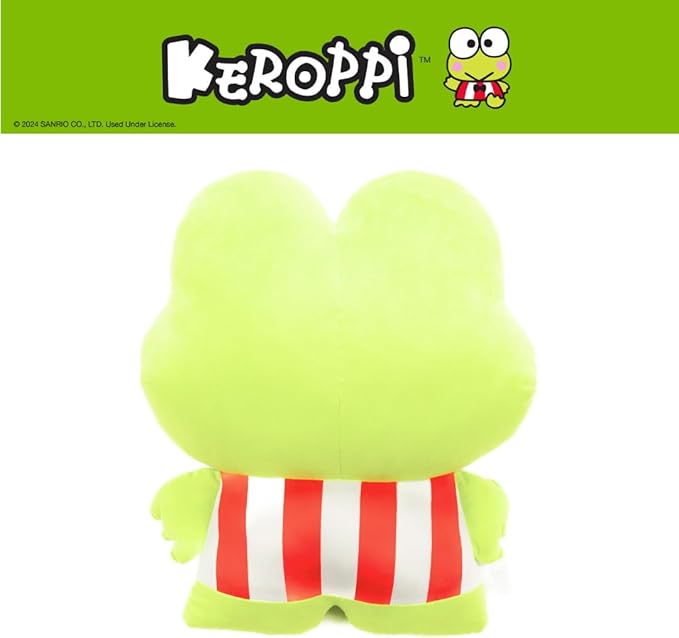 Collectibles Keroppi Bedding Super Soft Cozy Decorative Cuddle Pillow, (Officially Licensed Product) By Franco