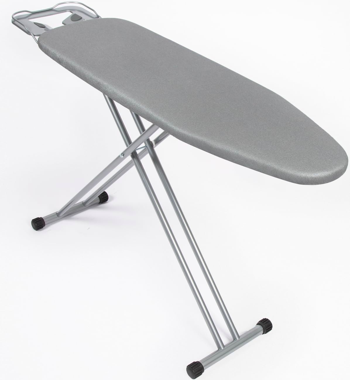 Ironing Board Full Size 54" L x 13" W, Foldable & Adjustable Height Iron Board with Heat-Resistant Cover and Iron Rest, Sturdy & Space-Saving Ironing Table for Home