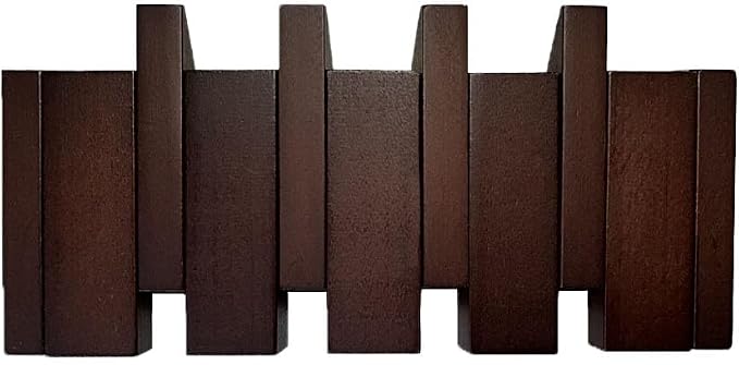 Piano Coat Rack 4-Hooks Wall Mounted Wooden Coat Rack Flip Down Wooden Wall Hooks Piano Coat Rack Wall Mount Wood Wall Hooks Heavy Duty