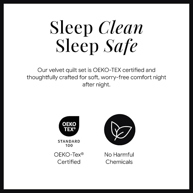 Tribeca Living Lugano Oversized Velvet Quilt Set - All Season, Extra Large, 2 Piece Twin Size Comforter Set with 1 Pillow Sham in Steel Grey Honeycomb Pattern 260GSM