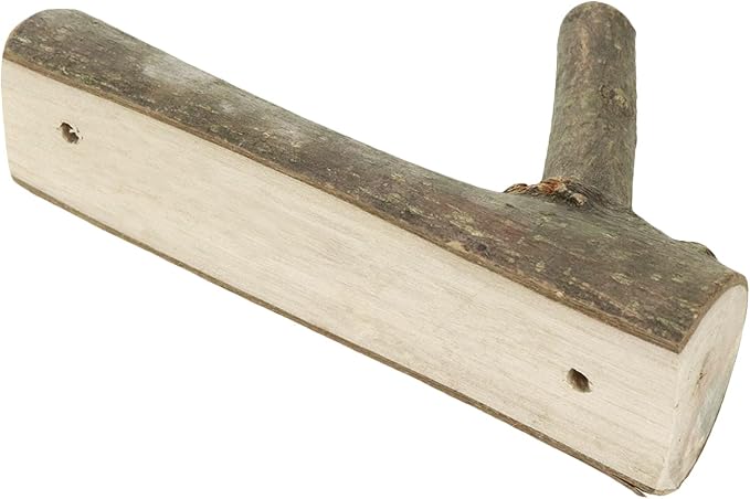 2Pcs Real Wood Tree Branch Wall Hook,Thickness 3cm-4cm with Screw | Farmhouse Rustic Decorative Wooden, with Bark Trunk