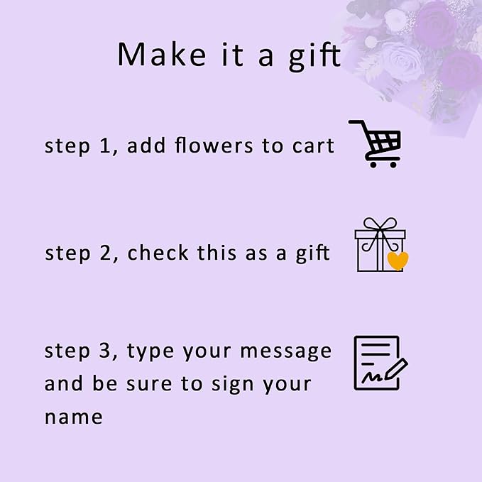 Vrioca Mothers Day Gifts, Flowers for Delivery, Preserved Flowers Bouquets, Birthday Gifts for Women Mom