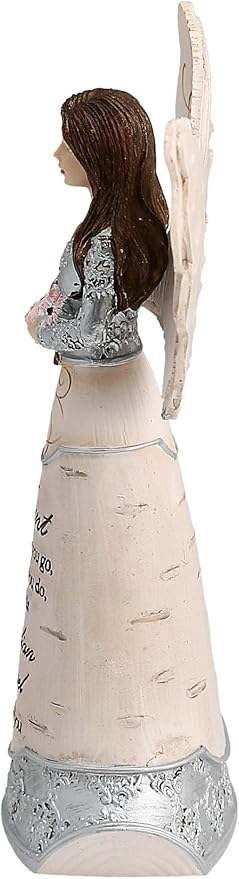 Pavilion Gift Company Elements Aunt Guardian Angel Figurine, 6", Purple