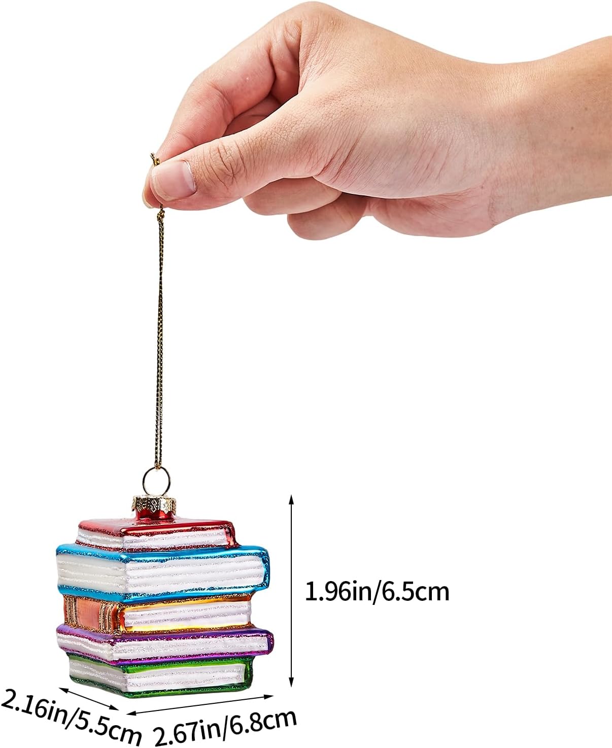 Hanging Christmas Ornaments, 2025 Glass Blown Christmas Tree Ornaments, Christmas Tree Decorations, Funny Gifts & Home Decor, Book