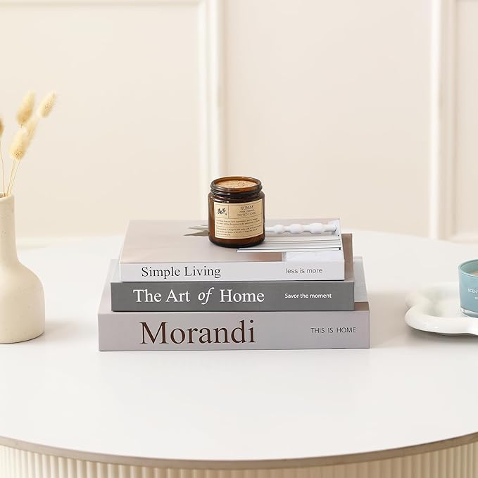 Set of 3 Decorative Books for Home Decor,Stylish Fake Books for Decoration, Aesthetic Decor Books Set for Coffee Table,Bookshelf,Mantel,Living Room,Hotel,Villa Decor,Storage Box for Photos