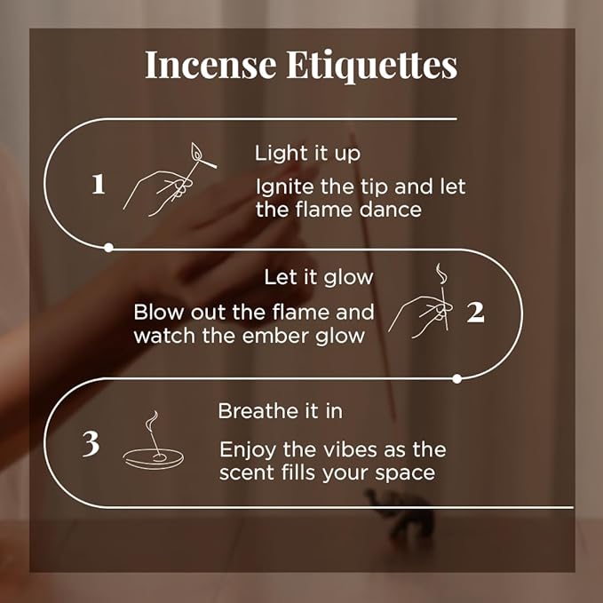 Folkulture Incense Sticks with Holder (100 Sticks)| Lavender & Chamomile Incense Sticks for Deep Sleep, Aromatherapy, Relax Stress |No Charcoal,Organic,Non Toxic, 45 Mins, Long Burning Insence-Sticks