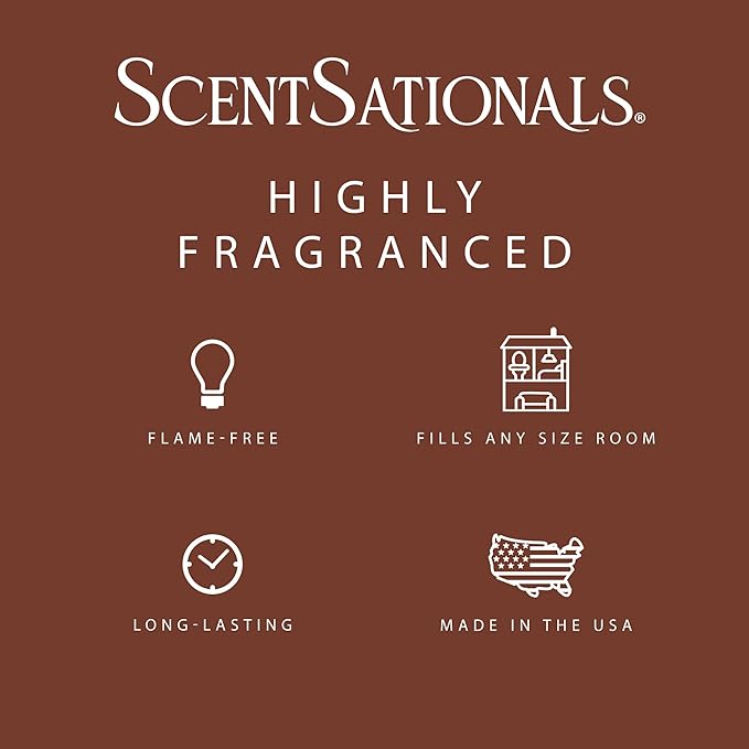 Scentsationals Wax Melts Strong Scent - Farmhouse Cookies - Long Lasting Scented Melts for Warmers, 10oz (24-Cubes)