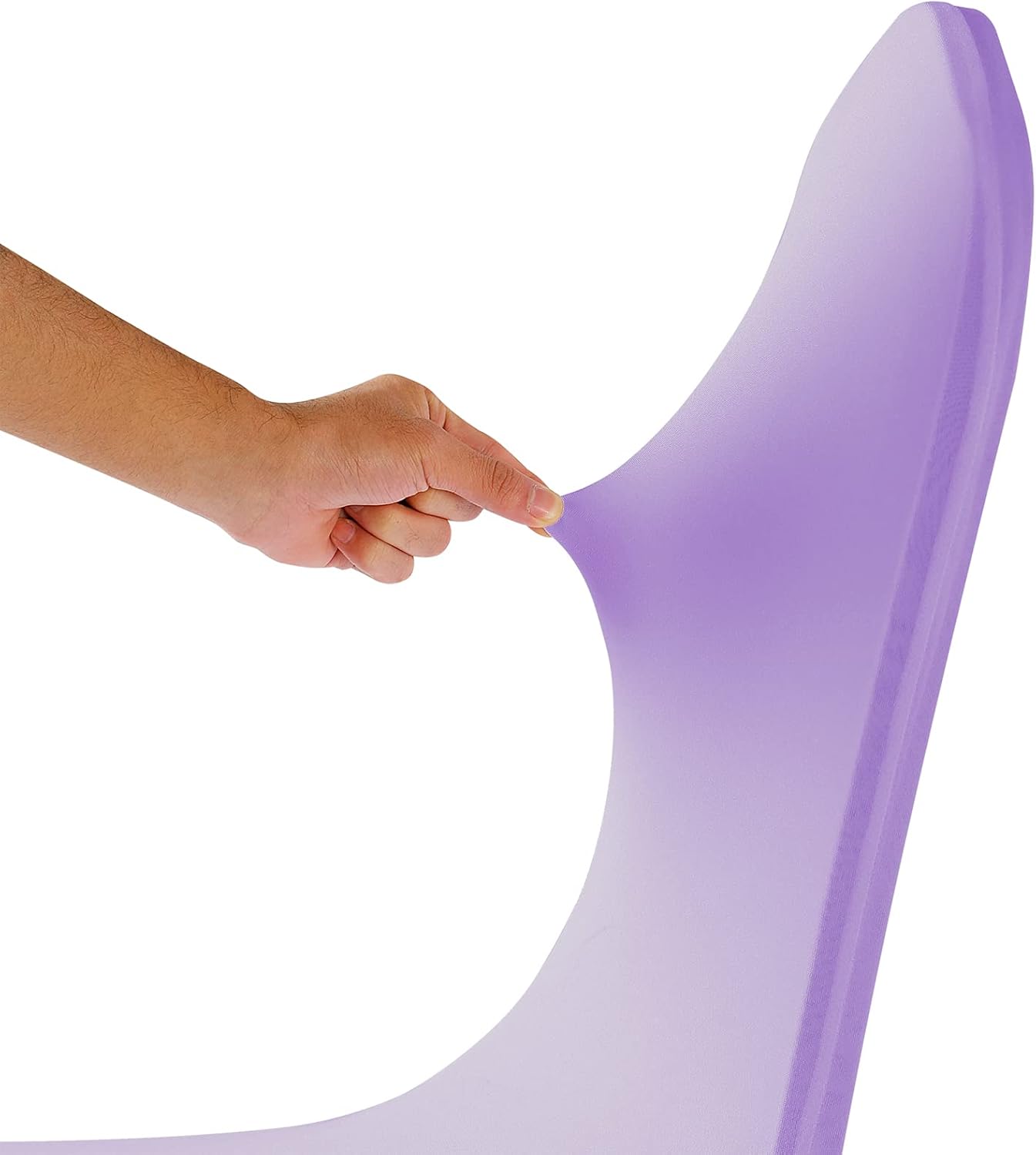 Spandex Chair Covers, 25PCS, Washable Protector for Living Room, Party, Banquet, Wedding, Hotel (Lavender)