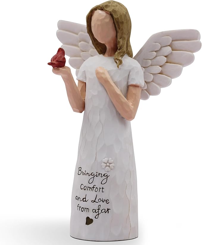 Cardinal Gifts for Women, Cardinal Decor, Sympathy Gifts for Loss of Loved One, Grief Gift for Women, Sculpted Hand-Painted Figurine