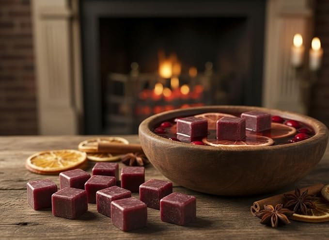 Wassail Strongly Scented Hand Poured Vegan Wax Melts, 12 Scented Wax Cubes, 6.4 Ounces in 2 x 6-Packs