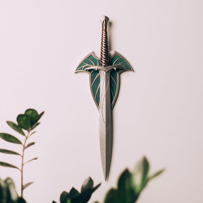 Grupo Erik Lord of the Rings Sword Lamp Collector Edition - Frodo's Sting Sword - Wall Mounted USB and Battery Powered - Blue LED Light - ABS Material - Official Product